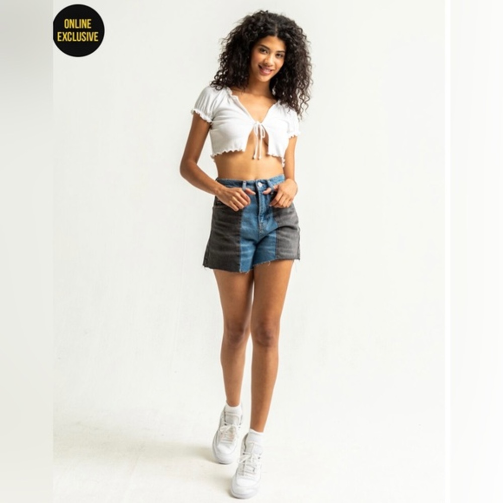 BDG Urban Outfitters Pax Spliced Women’s Denim Shorts